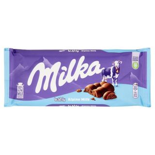 Milka Bubbly, Tavoletta Di Cioccolato Al Latte 100% Alpino - 90G - 102472