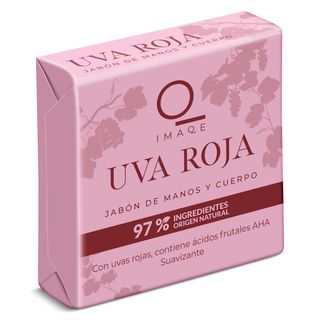 Jabón De Manos Uva Roja Imaqe De Dia Pastilla 100 G