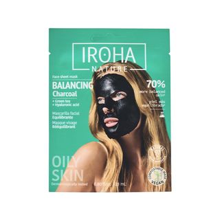 Mascarilla Facial Detox Iroha Nature Carbón Y Ácido Hialurónico (249953)