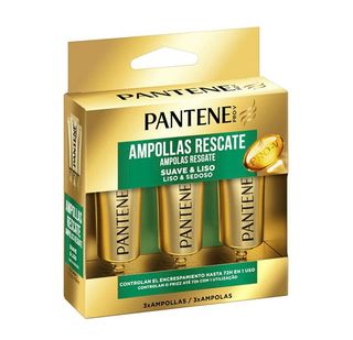 Pantene Ampollas Liso Extremo 1 Minuto 1307089 3Ud