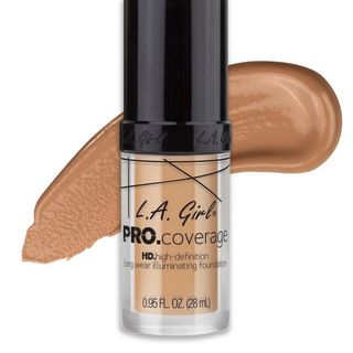 Base de Maquillaje PRO Coverage HD Long Wear Illuminating Liquid Foundation - L.A. Girl - Marrón 81555966447