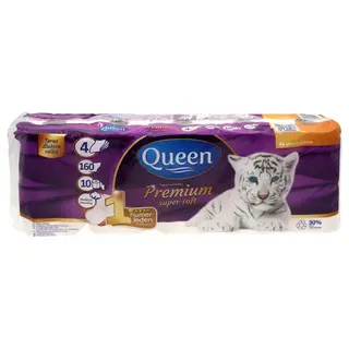 Queen Papier toaletowy Premium super soft 10 rolek