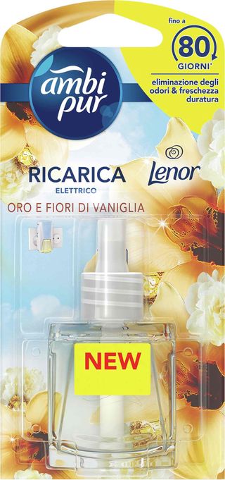 AMBIPUR ELETTRICO RICARICA LENOR ORO E FIORI DI VANIGLIA PRO9411
