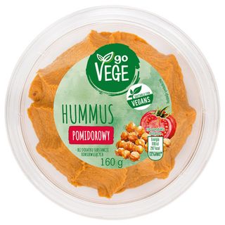 Go Vege Hummus pomidorowy, 160 g