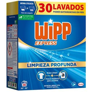 Detergente En Polvo Azul Wipp, Maleta 30 Dosis. (25980970)