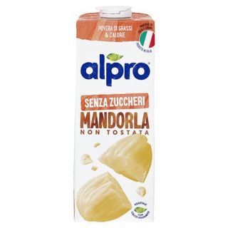 ALPRO Senza Zuccheri Mandorla, Bevanda 100% Vegetale, Basso in grassi, Senza Lattosio, 1l