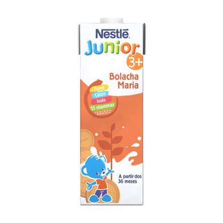 Bebida Láctea com sabor a Bolacha Maria Junior +3 Nestlé 1L