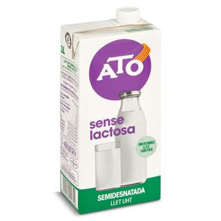 Leche Semidesnatada Sin Lactosa Ato 1 L