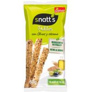 Palitos De Cereales Con Olivas Y Sésamo Snatt'S Grefusa, Bolsa 60G (17166430)