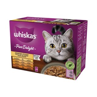 Whiskas Pure Delight Karma dla kota drobiowe frykasy w galaretce 12x85 g