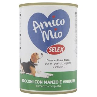 Selex Amico Mio Cane Bocconi Con Manzo E Verdure 415 G - 592127