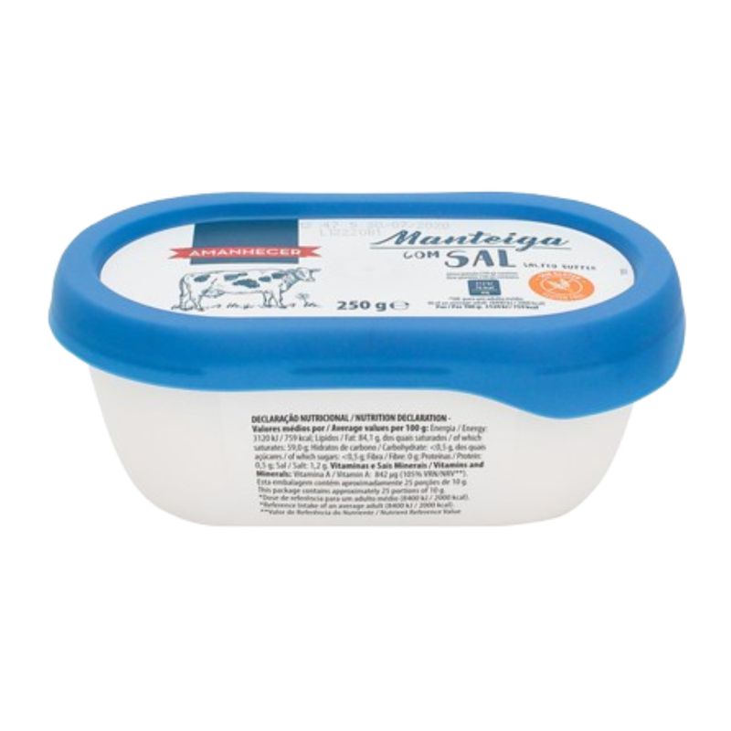 Manteiga Amanhecer com Sal 250 G