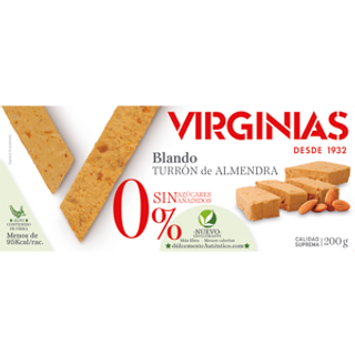 Turrón 0% Blando 150gr Virginias
