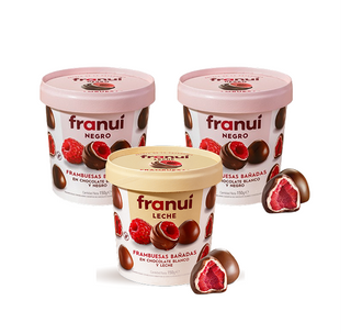 Pack 2 Franuí Chocolate Negro + Franuí Chocolate con Leche