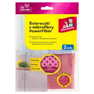 Jan Niezbędny Ściereczki z mikrofibry PowerFiber 2 szt.