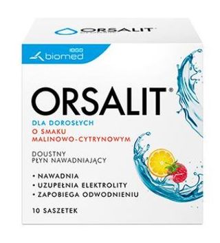 Orsalit o smaku malinowo-cytrynowym 10 saszetek x 4,46 g
