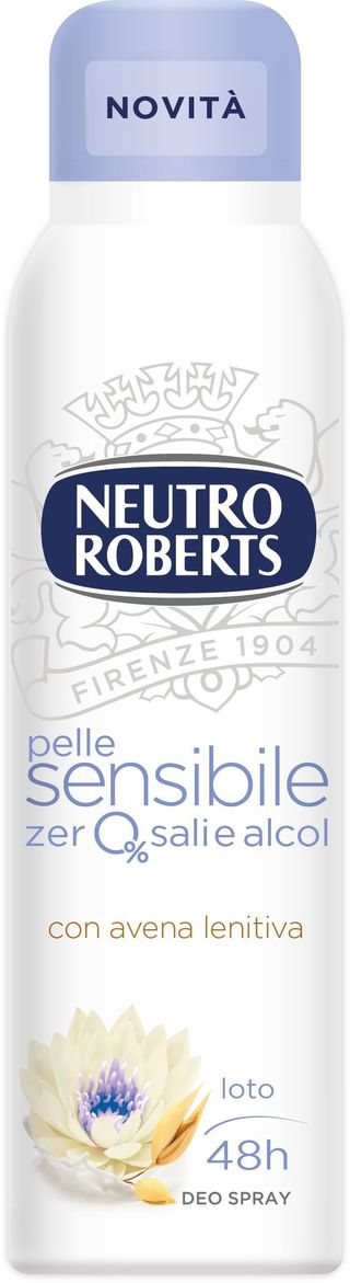 NEUTRO ROBERTS DEODORANTE SENSIBILE AVENA E LOTO SPRAY 150ML MAN8603