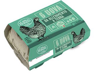 6 Uova fresche da allevamento a terra 