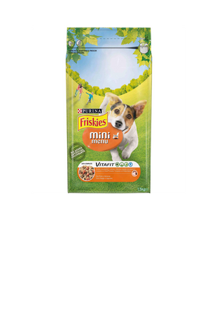 RACAO P/CAO MINI FRANGO 1,5KG FRISKIE