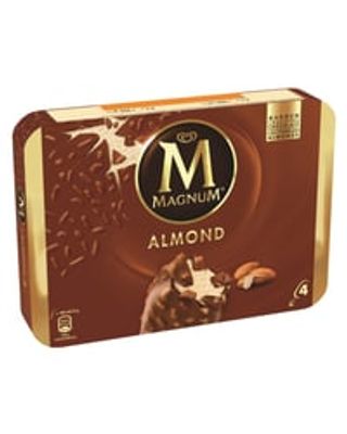 Gelado Magnum amêndoas 4x110 ml