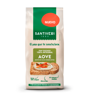 SANTIVERI Pan Tostado 100% Integral Aove 200G Santiveri