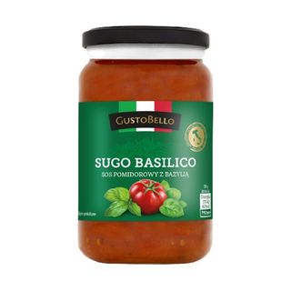 GustoBello Sos pomidorowy z bazylią, 350 g