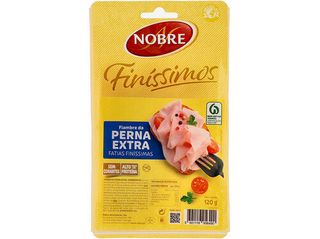 FIAMBRE DA PERNA EXTRA NOBRE:FATIAS FINAS 120 G
