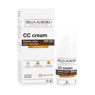 Bella Aurora Crema Color Antimanchas Spf 50 Tono Medio