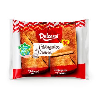 DULCESOL Triángulo Crema 2Ud, 160G