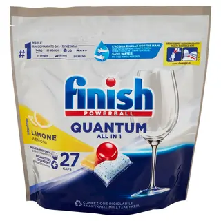 Finish Quantum All In One Lavastoviglie 27 Lavaggi - 000339165