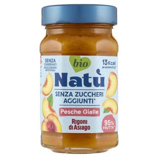 Rigoni di Asiago Natù Senza Zuccheri Aggiunti° Pesche Gialle bio 240 g