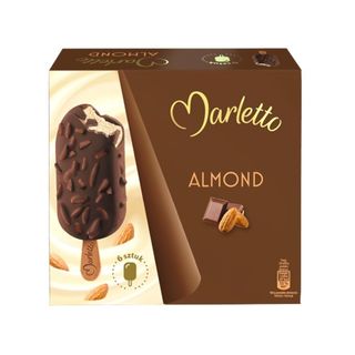 Marletto Lody na patyku almond, 6x120 ml
