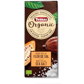 Torras tableta chocolate negro 72% flor-sal bio 100 gr