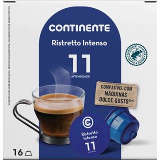 Cápsulas de Café Ristretto Intenso Int 11 Continente (emb. 16 un)