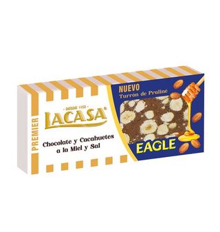 Turrón Choco Lacasa Eagle Miel-Sal 225 G