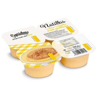 Natillas Con Galleta Dia Caprichoso Pack 4 X 125 G