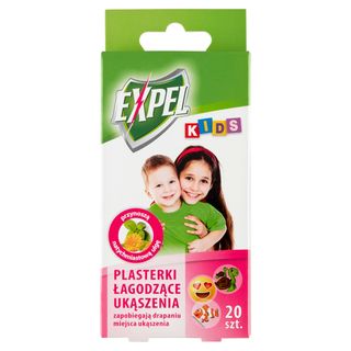 Expel Kids Plasterki łagodzące ukąszenia