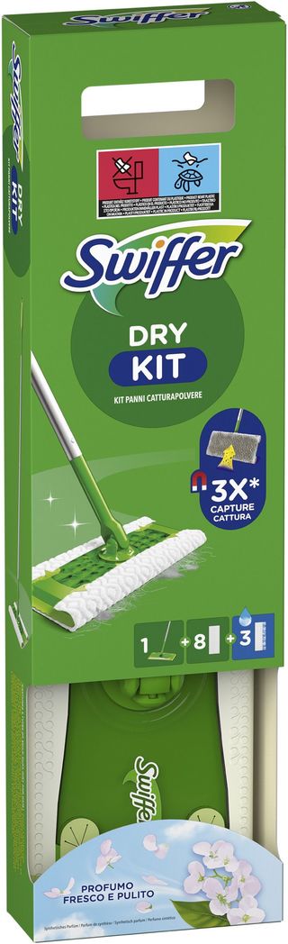 SWIFFER KIT DRY 8 PANNI + WET 3 PANNI   PRO2591
