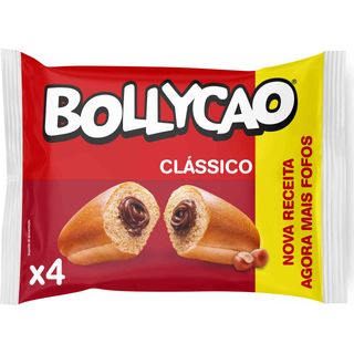 Bolo com Recheio de Chocolate Bollycao (emb. 228 gr (4 un))
