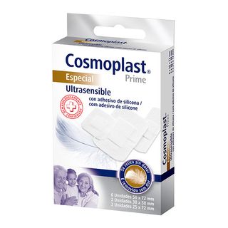 Apósito Ultrasensible Adhesivo Silicona Cosmoplast, Pack 10 Uds. (4046871009571)