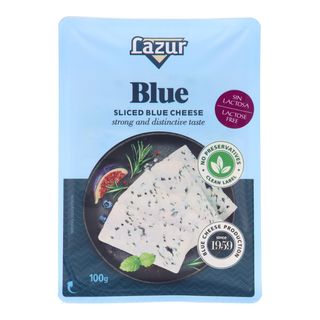 Queso Blue Cheesse Loncha Lazur 100 G