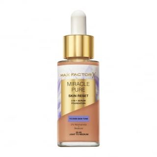 Base De Maquillaje Miracle Pure 60-80 Light To Medium Max Factor 30 Ml.