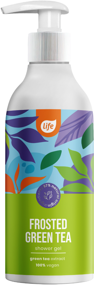 Life Frosted Green Tea Żel pod prysznic 400 ml