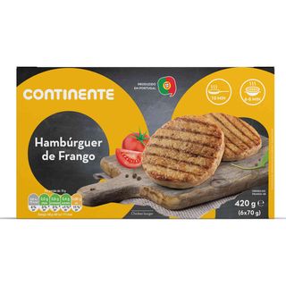 Hambúrguer de Frango Continente (emb. 420 gr (6 un))