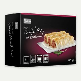 Canelones Extra Con Bechamel Premium Caja 6 Uds.