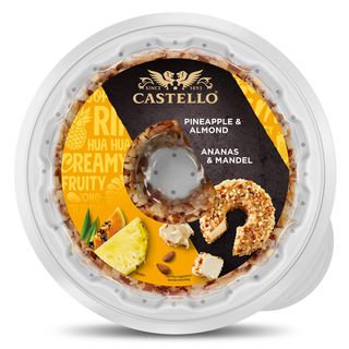 Queso De Untar Blanco Con Piña Castello Tarrina 125 G