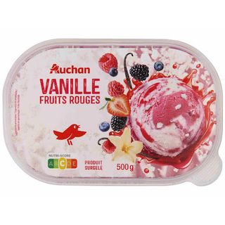 GELADO AUCHAN FRUTOS VERMELHOS 900ML