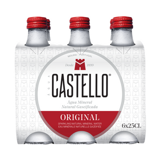 Castello Água com Gás 6x25cl