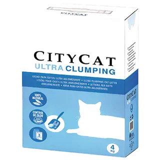 Arena Para Gatos Con Bentonita Citycat 4 Kilos
