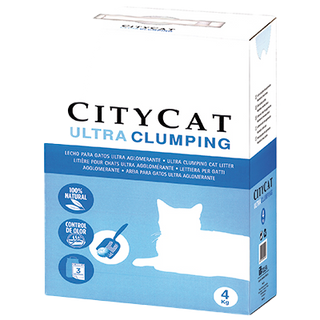 Arena Para Gatos Con Bentonita Citycat 4 Kilos